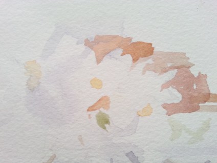 Heres a close-up.  You don't need to pencil in all of the flowers,  just fill in the negative shape.