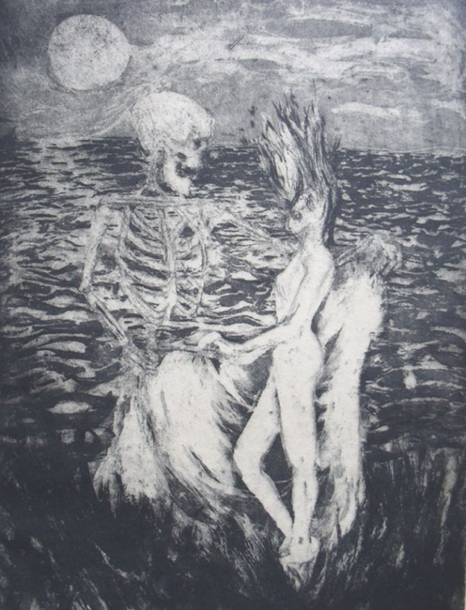1984 - Death and I - Etching