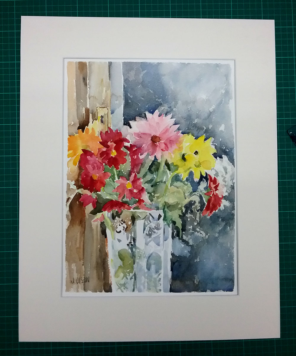 Matted Watercolor