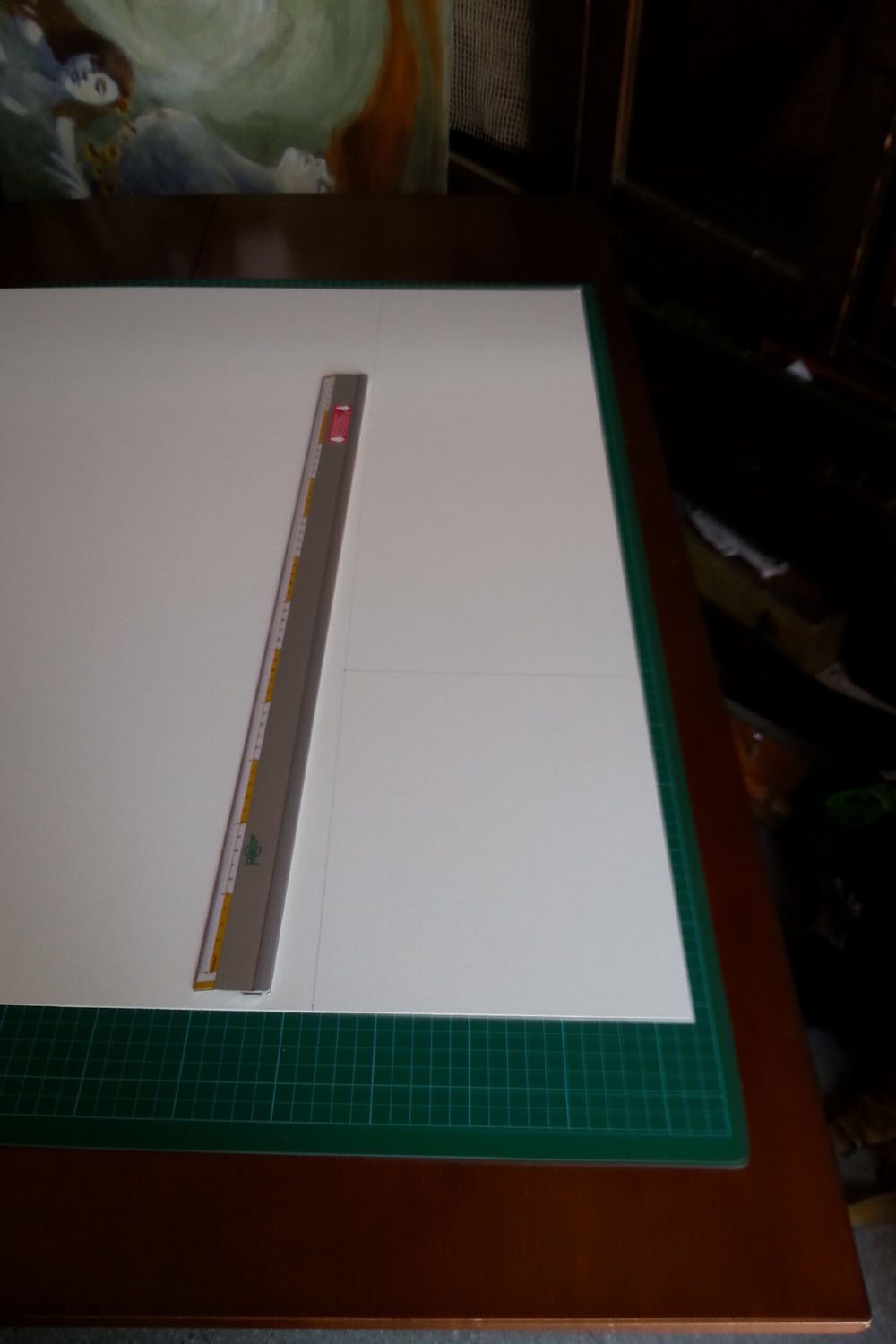 Slip proof ruler for cutting
