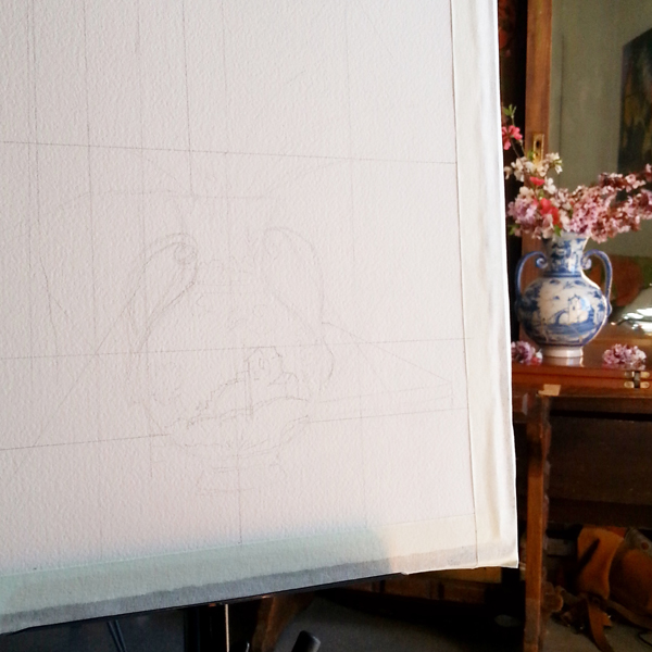 Starting out with a light drawing