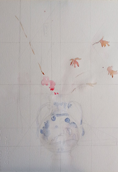 Marking Angles as I Paint