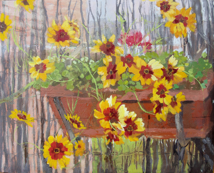 Egg Tempera Scumble over Oils