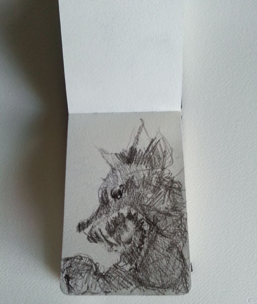 Drawing for Canto VI